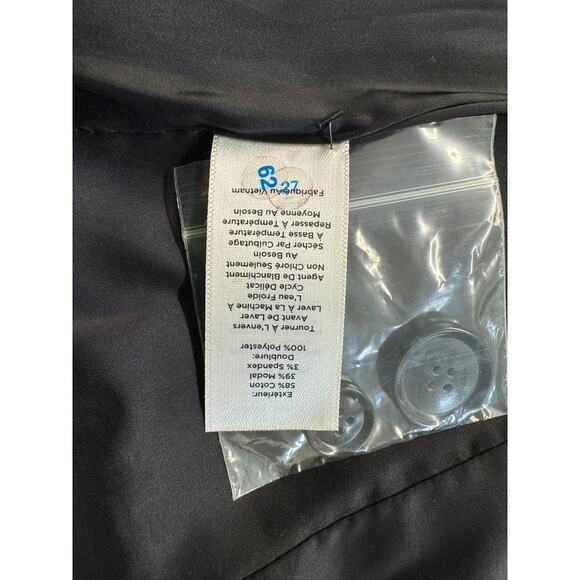 NWT "ABEDEEN" Blazer By Talbots, Black,SZ 6, Office,Workwear,Secretary,Librarian - Picture 8 of 16